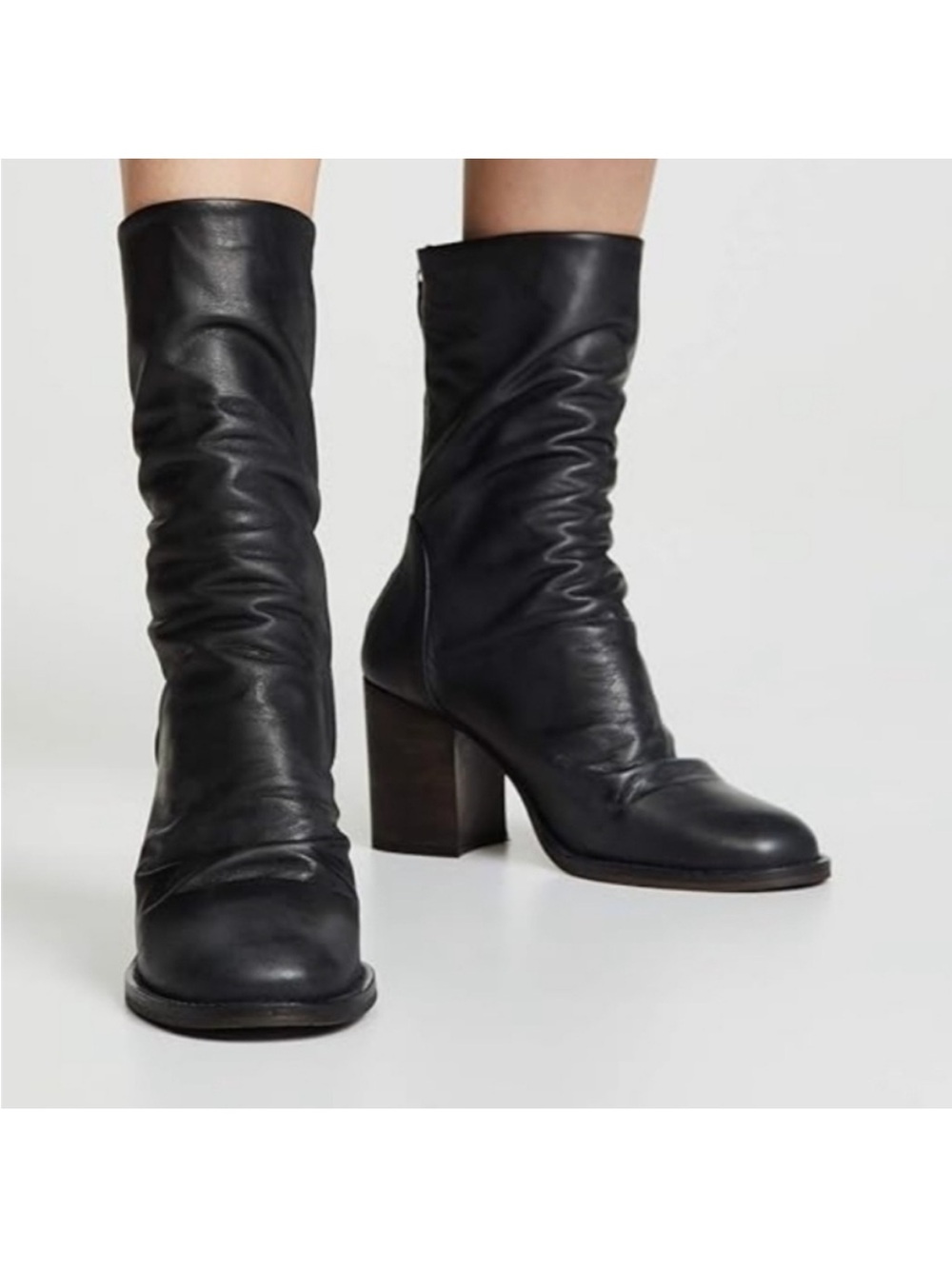 Free People Ellie black boot - NWOT size 6